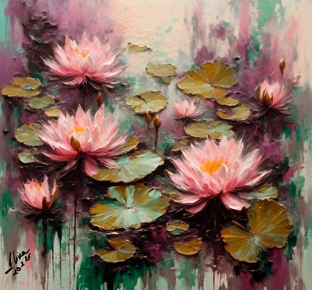 ArteDiAlina.com painting: Ophelia's flowers